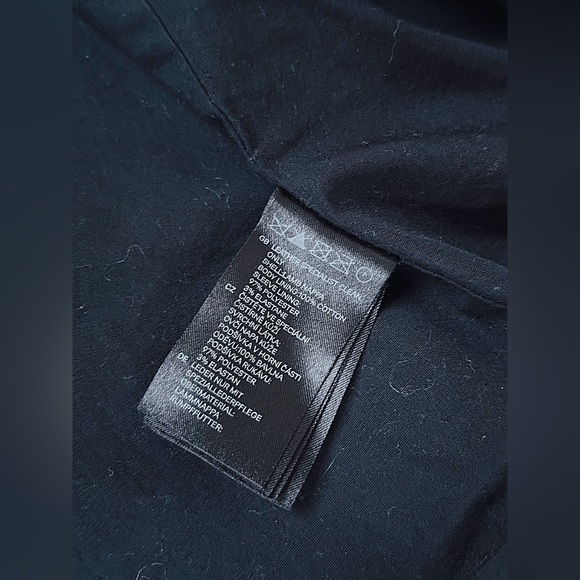 H&M Dragon Tattoo Collection by Trish Summerville Black Leather Bike Jacket RARE - Picture 11 of 12